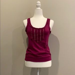 Anne Taylor LOFT purple tank top